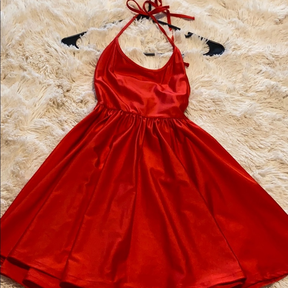 American Apparel red dress